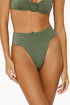 PQ Swim Olive Banded High Waist Bottoms