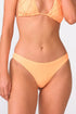 PQ Swim Orange Basic Ruched Bottom