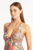 Sea Level Parkland Keyhole Halter One Piece