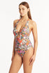 Sea Level Parkland Keyhole Halter One Piece