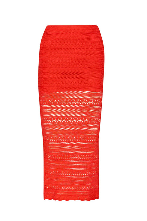 PQ Swim Passion Crochet Long Skirt