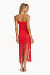 PQ Swim Passion Vanessa Strapless Fringe Dress
