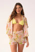 PQ Swim Petal Blake Button Top