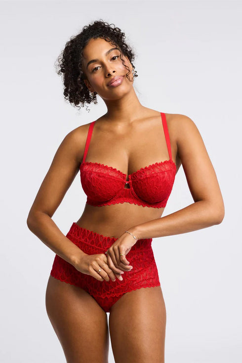 Montelle Lacy Keyhole Balconette Bra