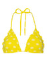 PQ Swim Polka Lettuce Edge Triangle Top
