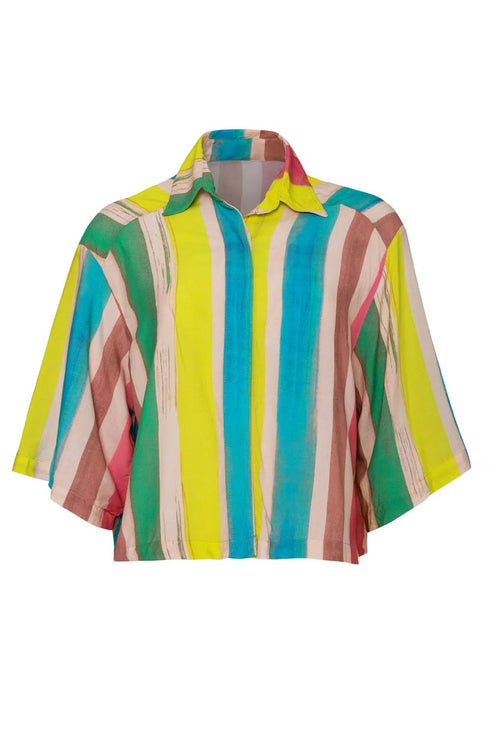 PQ Swim Pomelo Blake Button Top