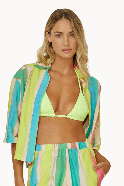 PQ Swim Pomelo Blake Button Top
