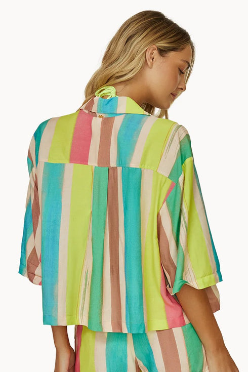 PQ Swim Pomelo Blake Button Top