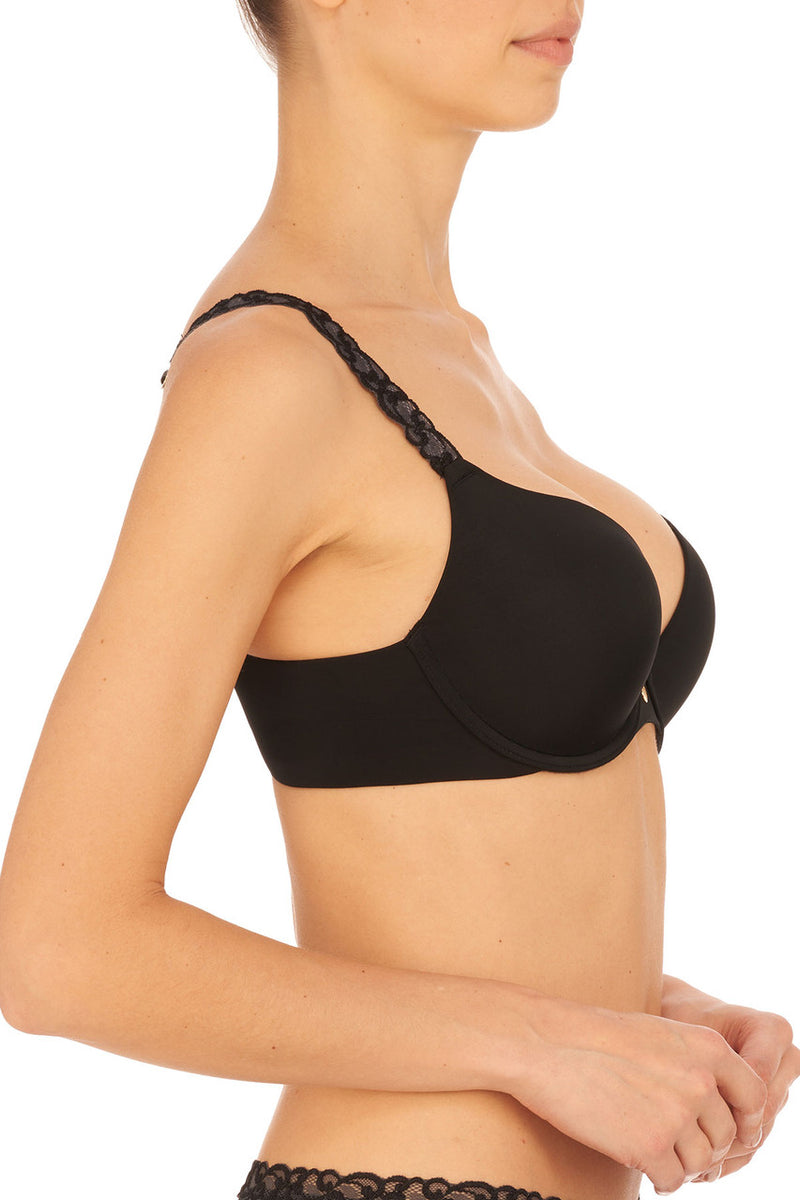 Natori Pure Luxe Push-up Underwire 001 BLACK buy for the best price CAD$  98.00 - Canada and U.S. delivery – Bralissimo