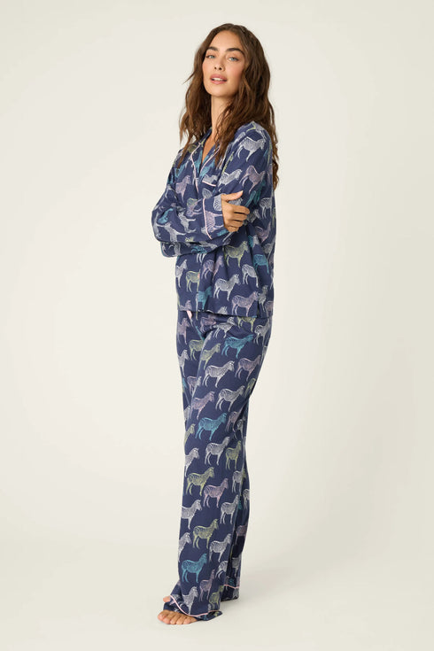 Pj Salvage Whimsy Technicolor Safari PJ Set