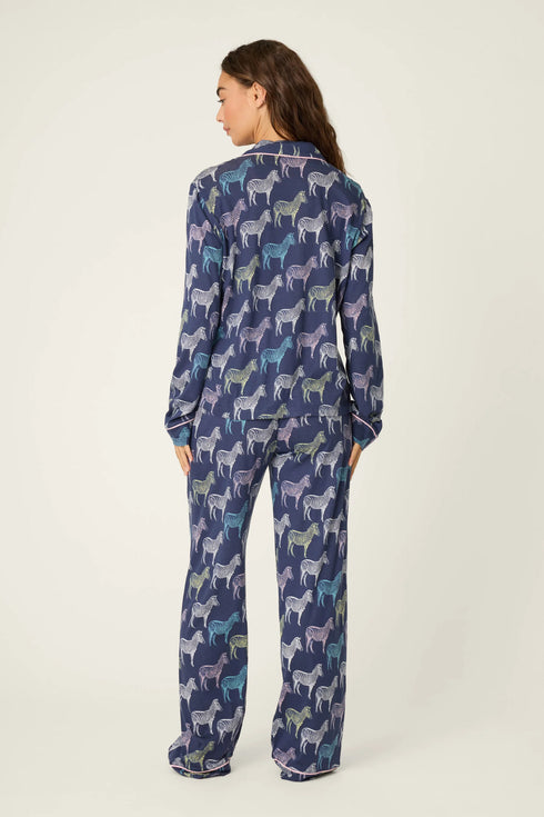 Pj Salvage Whimsy Technicolor Safari PJ Set