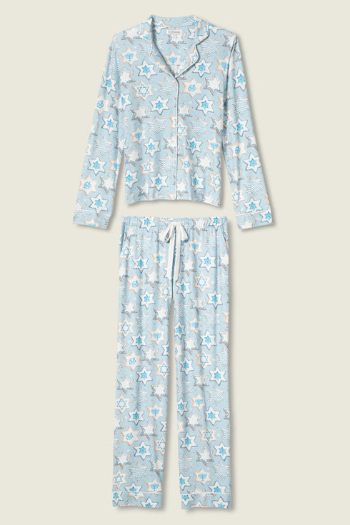 Pj Salvage You Had Me At Shalom Cookie Print PJ Set