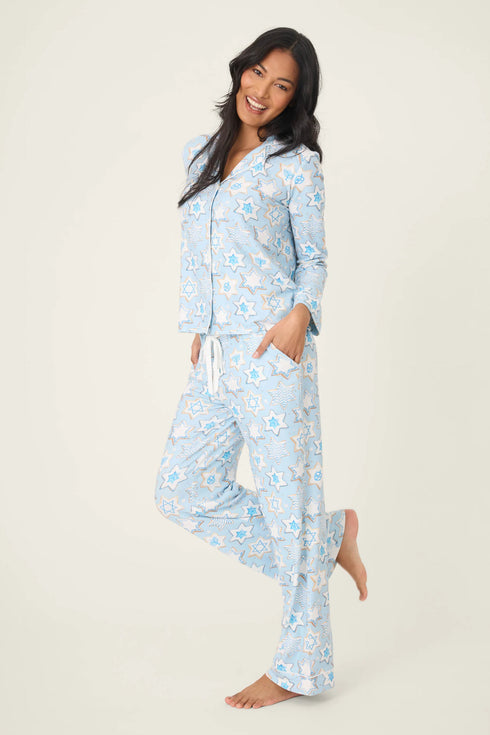 Pj Salvage You Had Me At Shalom Cookie Print PJ Set