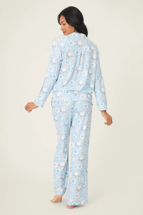 Pj Salvage You Had Me At Shalom Cookie Print PJ Set