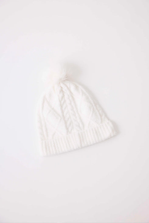 Pj Salvage Chenile Cable Knit Beanie