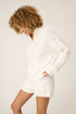 PJ Salvage Cozy Chenille Cable Knit Long Sleeve Top