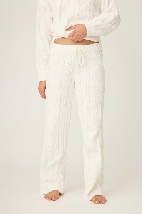 PJ Salvage Cable Crew Lounge Pants