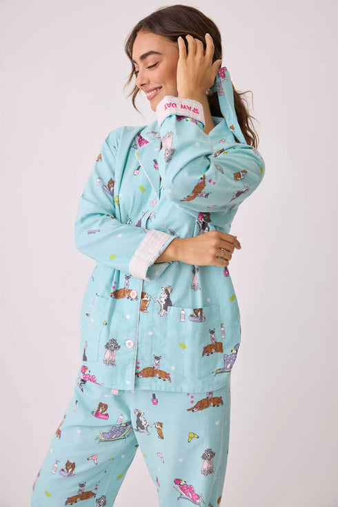 PJ Salvage Flannels Pj Set