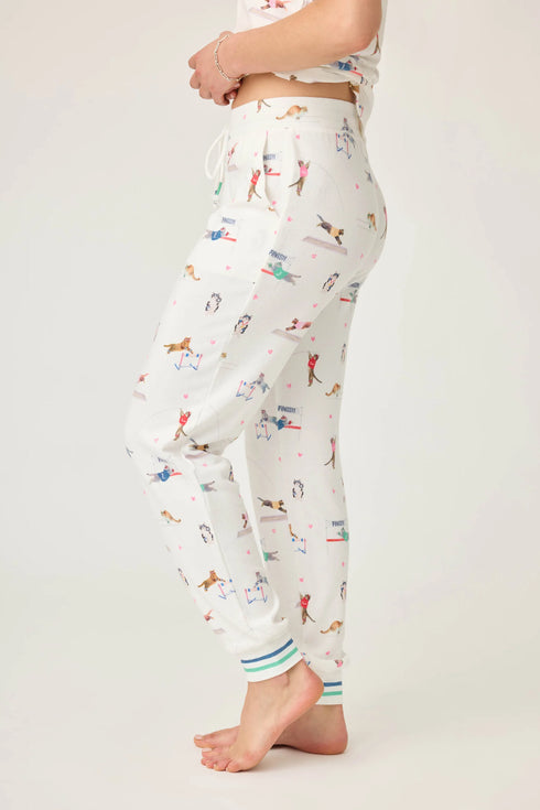 PJ Salvage Catletics Long Sleeve Top + Catletics Banded Pant