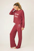 Pj Salvage Fizz the Season Long Sleeve Lounge Set
