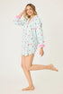 Pj Salvage Flannels Ma Cherie Cherry Print Nightshirt
