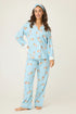 Pj Salvage Flannels Beary Cute Bear Print Flannel PJ Set