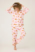 Pj Salvage Flannels Brunch Club Breakfast Print Flannel PJ Set