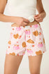 Pj Salvage Flannels Brunch Club Breakfast Print Shorts