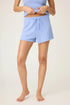 Pj Salvage Morning Waffles Solid Peri Shorts