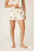 Pj Salvage Ruff On The Range Dog Print Shorts