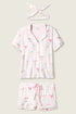 Pj Salvage Pretty Punch Cocktail Print 3-Piece Short Set