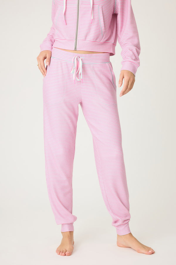 Pj Salvage Secret Garden PJ Salvage Secret Garden Banded Pant in Bright Pink