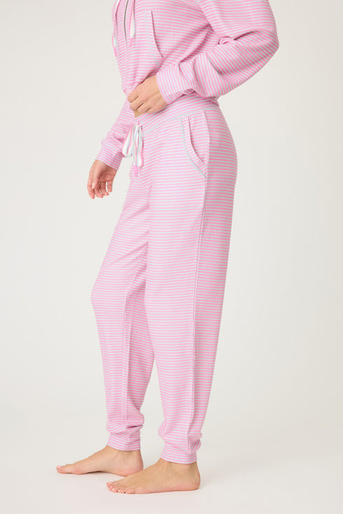 Pj Salvage Secret Garden PJ Salvage Secret Garden Banded Pant in Bright Pink