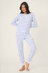Pj Salvage Ski Jammie Classics Mountain Dreams Print PJ Set