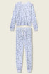 Pj Salvage Ski Jammie Classics Mountain Dreams Print PJ Set