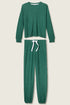 Pj Salvage Fireside Sparkle Forest Green PJ Set
