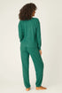Pj Salvage Fireside Sparkle Forest Green PJ Set