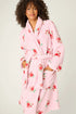 Pj Salvage Rose Print Plush Robe