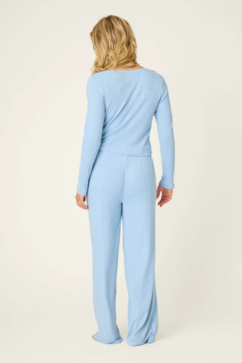 Pj Salvage More Amour Blue Dream Pointelle PJ Set