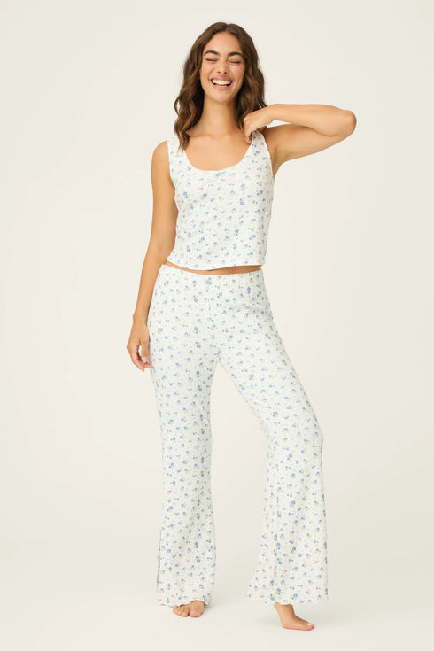 Pj Salvage More Amour Ditsy Floral Pointelle PJ Set