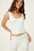 Pj Salvage More Amour Ditsy Floral Pointelle PJ Set