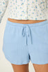 Pj Salvage More Amour Blue Dream Pointelle Shorts
