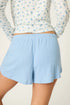 Pj Salvage More Amour Blue Dream Pointelle Shorts