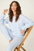 Pj Salvage Sweetheart Love Hearts Print Peachy PJ Set