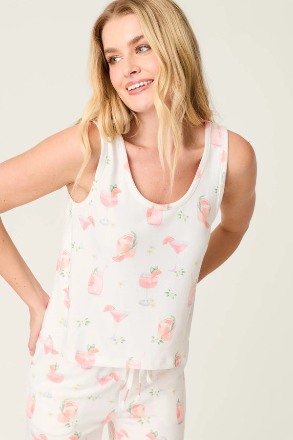 Pj Salvage Paloma Mama Sweet Sips Tank Top