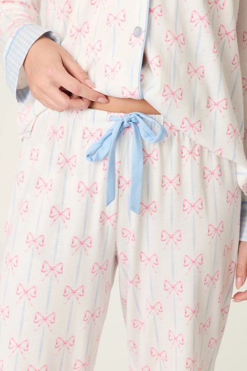 Pj Salvage Playful Prints All Wrapped Up Open Leg PJ Pants