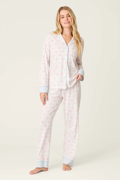 Pj Salvage Playful Prints All Wrapped Up Open Leg PJ Pants
