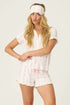 Pj Salvage Roses Are Pink Pj Set