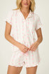 Pj Salvage Roses Are Pink Pj Set