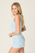 Pj Salvage Sweet Stripes Morning Blue PJ Set